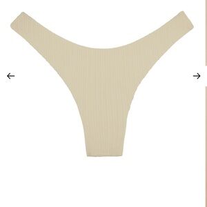 Monday Swimwear - Byron Bottoms - Vanilla Matte Rib